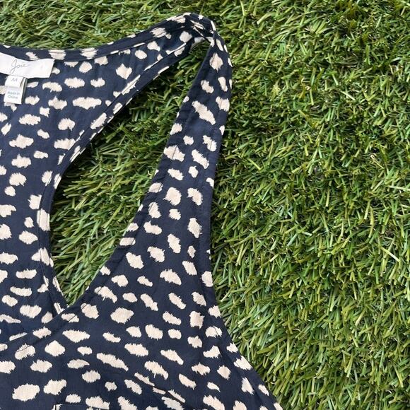 Joie Drew D Cheetah 100% Silk Lightweight Relaxed Fit Razorback Tank Top Size M - Picture 7 of 10